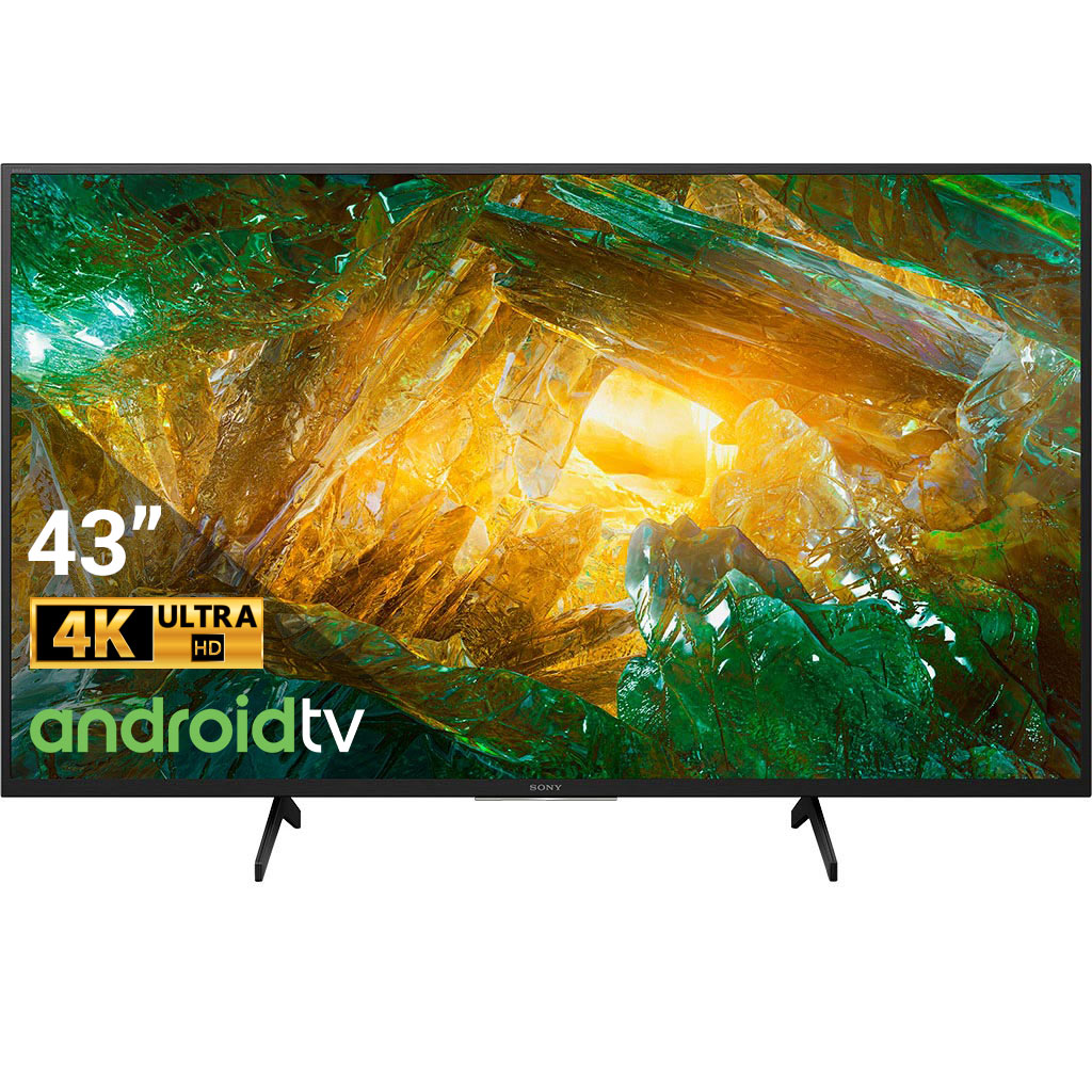 Smart Tivi 4K 43 inch Sony ( KD-43X8050H ) HDR Android Mới 2020