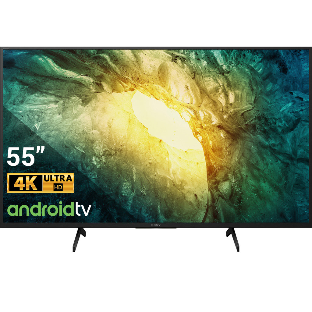 Smart Tivi 4K 55 inch Sony KD-55X8050H HDR Android Mới 2020