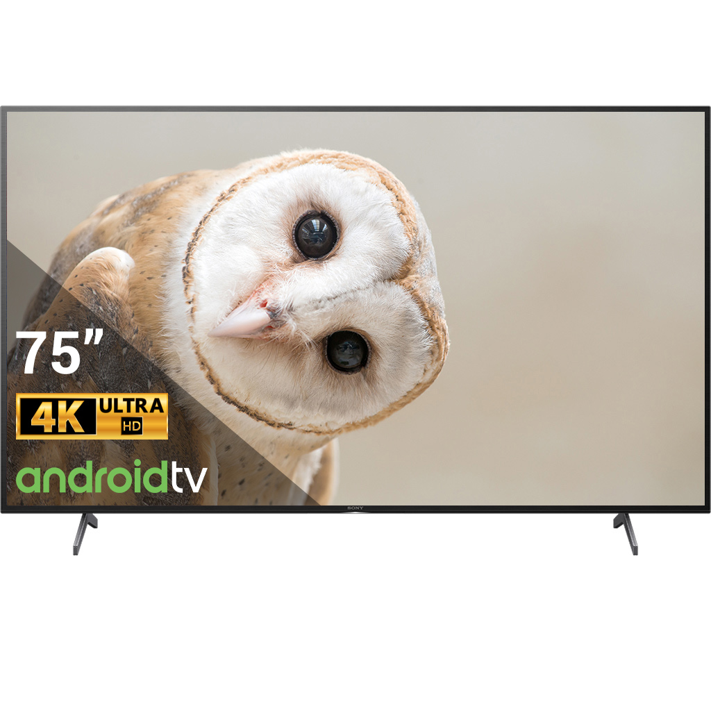 Smart Tivi 4K 75 inch Sony ( KD-75X8050H ) HDR Android Mới 2020