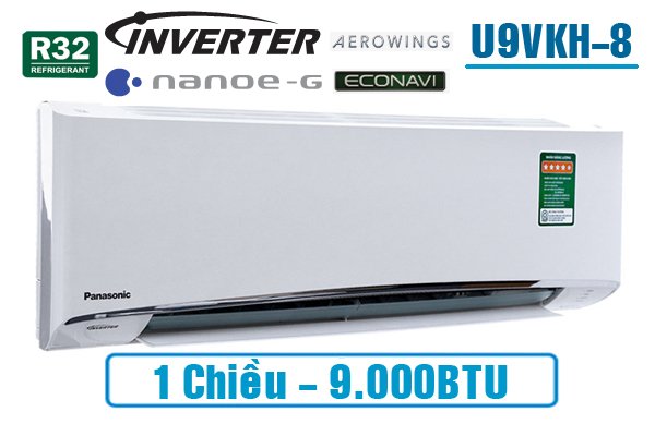 Điều hòa Panasonic 9.000BTU 1 chiều inverter U9VKH-8, HÀNG CHÍNH HÃNG NEW 2021