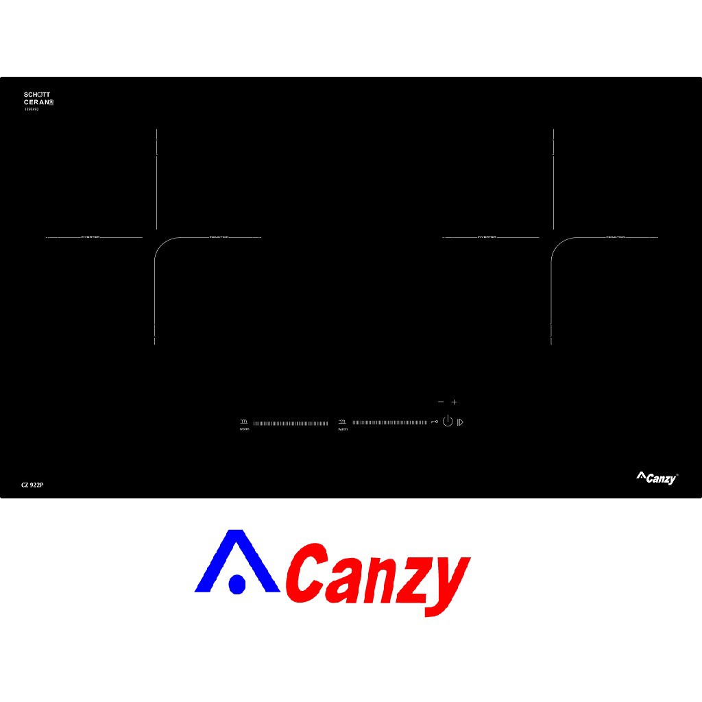 Bếp từ cao cấp 2 Từ Canzy CZ 922P, Hai bản mạch , Xuất Xứ ĐỨC , MỚI 2020